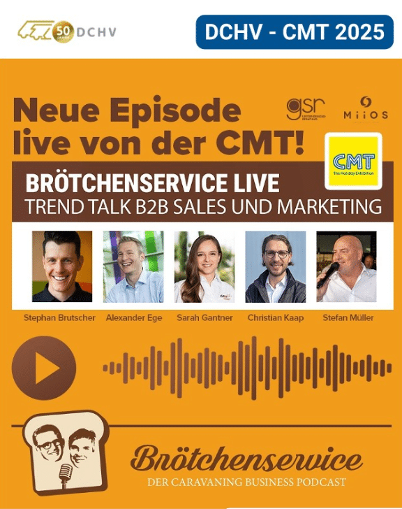 Brötchenservice live CMT 2025 mit sarah gantner_bay