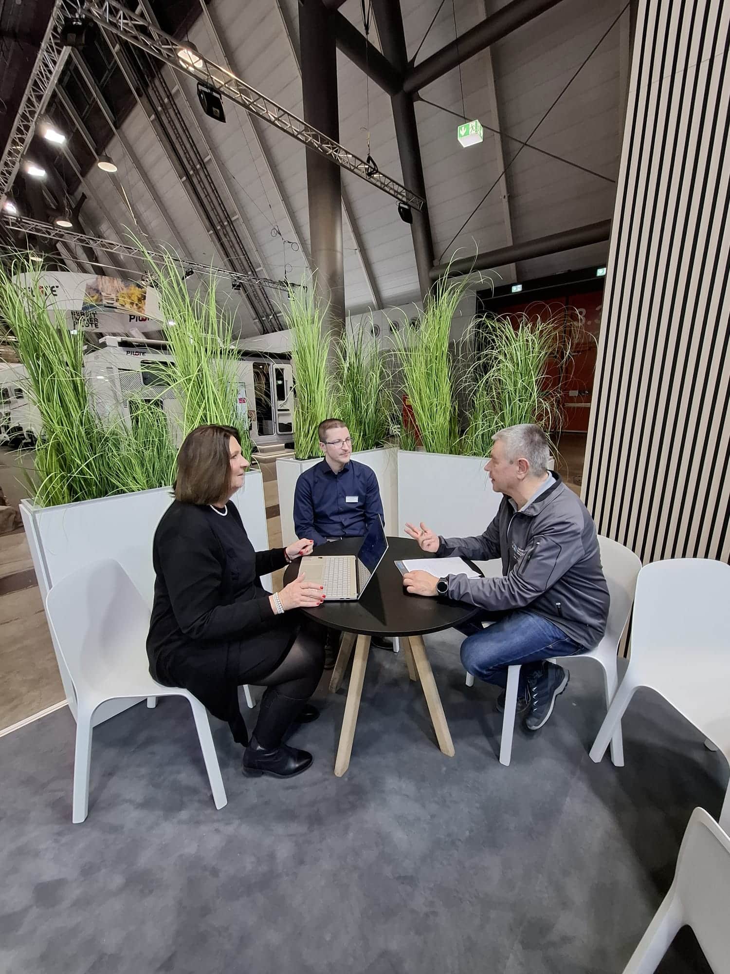 Heike Weis_DCHV, Michael Graf_FAS mit Dirk Plaueln